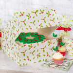 Holly 10" Cake Box & Board Set